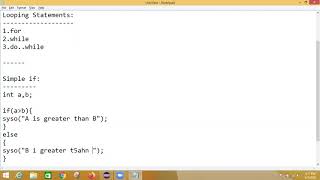 Introduction to Java Programming - Session 2 (Conditional Statements)