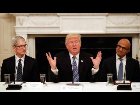 Trump Meets With Tech CEOs At White House - YouTube