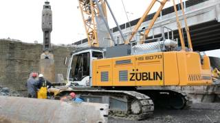 Liebherr HS8070HD - pile excavation in Vienna