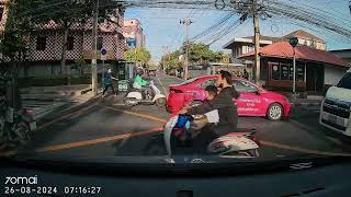 [ TH 4K ] Driving in Thailand EP.95 : City Commute : Leave home for work เช้า 26.08.2024