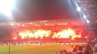 1.FC Union Berlin - Hertha BSC Berlin Derby Spielabbruch wegen Pyrotechnik Fan View Highlights