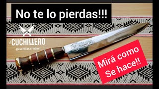 MIRALO!!!!! Hicimos este cuchillo homenaje al Teatro Municipal de Bahía Blanca . EL CUCHILLERO