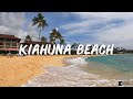 Kiahuna Beach is located on the south side of Kauai and has great coral reef for snorkeling