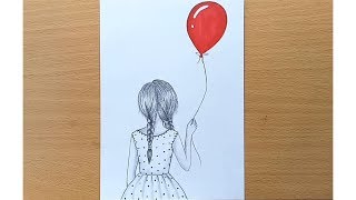 Cool Pencil Drawing A Beautiful Sad Girl Picture Easy