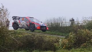 WRC Central European Rally 2024 Friday Jumps \u0026 Action