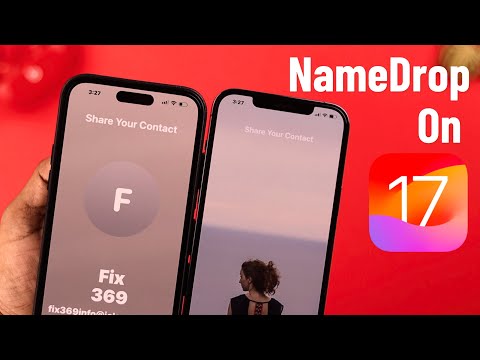 NameDrop on iOS 17: Setup and Share Contact Card on iPhone!