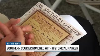 Southern Courier honored with historical marker