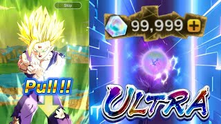 100,000 Crystals ULTRA Ssj2 Gohan Summon!!-Dragon Ball Legends