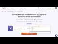 Connect Stripe and Webhooks by Zapier to power AI driven automation