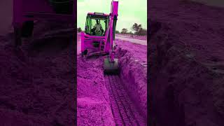 pink color jcb 3dx excavator working #jcb3dx #jcb #shorts