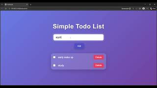 To do list | Internship Project | Technohacks