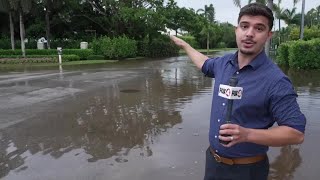 WATER-LOGGED: Parts of Naples flood in Friday afternoon storms...again