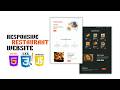 How to Make a Responsive Modern Restaurant Website | Html CSS JS Beginners To Advanced Full Tutorial