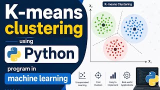 K-Means Clustering Using Python Program in Machine Learning | Step-by-Step Tutorial