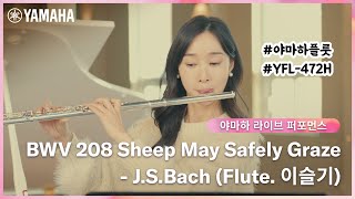 🌿플룻 Playlist | 야마하 플룻 연주 BWV 208 Sheep May Safely Graze- J.S.Bach💌| by 플루티스트 이슬기