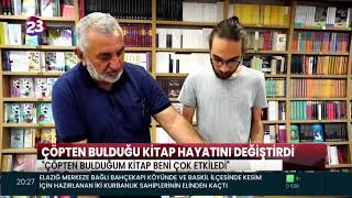 ÇÖPTEN BULDUĞU KİTAP HAYATINI DEĞİŞTİRDİ