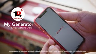 Honda My Generator Smart Phone App