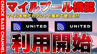 【概要欄に注意事項あり】ユナイテッド航空マイレージプラス✈︎マイルプール機能利用開始へ✈️