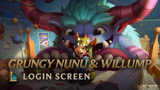 Grungy Nunu & Willump | Login Screen | Animated 60fps - League of Legends | Wild Rift