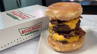 Krispy Kreme Donut Cheeseburger