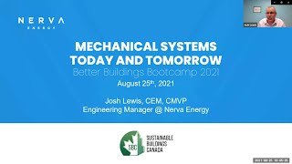 Mechanical Systems - Today and Tomorrow (from SBC Better Buildings Bootcamp 2021)