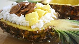 Teriyaki Chicken Pineapple Bowls