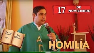 EVANGELIO DE HOY domingo 17 de noviembre del 2024 - Padre Arturo Cornejo