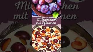 Einfacher Pflaumenkuchen, der im Mund schmilzt: Milchkuchen mit Zwetschgen