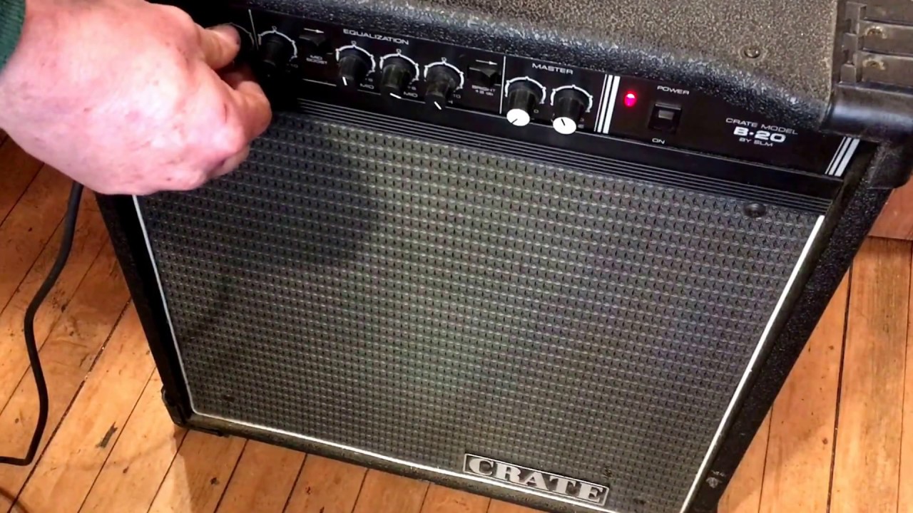 Crate B-20 Bass Guitar Amp Review & Demo - YouTube