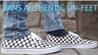 vans authentic on foot > Up to 65% OFF > In stock