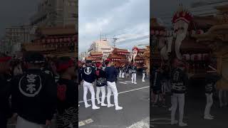 大阪阪南市秋祭りやぐらパレード事故なし