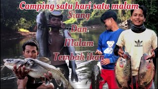 Petualangan dihulu sungai kinabatangan memukat dan memanah siang dan malam.. masak dan makan