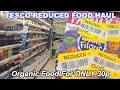 ONLY Buying REDUCED FOOD at Tesco UK and £2.50 Coupons! Food HAUL