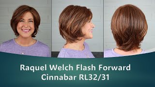 Raquel Welch Flash Forward in Cinnabar RL32/31 - Fun SHORT SHAG wig!