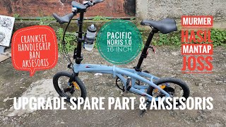 upgrade minimalis sepeda lipat Pacific Noris 1.0 16 inch