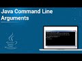 Command Line Arguments in Java
