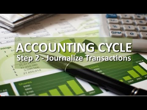 Accounting Cycle Step 2 , Journalize Transactions - YouTube