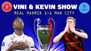 🔥 Vinicius Jr & De Bruyne Amazing Goals 😱 Real Madrid 1-1 Man City Highlights Review | UCL Reaction
