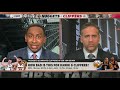 Stephen A. & Max get heated arguing about Kawhi's Game 7 struggles  First Take