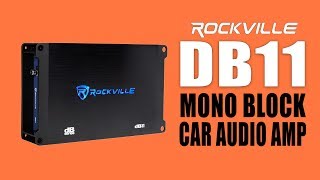 DEMO Rockville dB11 350 watts Car Audio Amplifier w Kicker Subs