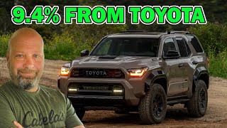 2025 Toyota 4Runner Lowest Finance Rate Is Out Of Control!