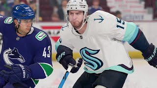 Seattle Kraken vs Vancouver Canucks - NHL Today 12/21/2022 Full Game Highlights - NHL 22 Sim