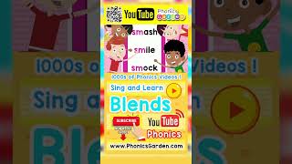 SM Blend | Consonant Blend | Mousity Phonics | Phonics Garden