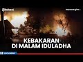 Kobaran Api Hebohkan Warga Desa Kadundung HST Kalsel, Satu unit Rumah Ludes Terbakar