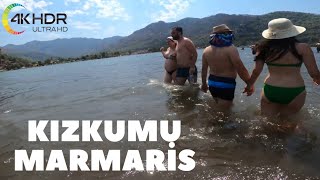 Muğla Walking Tour in Kızkumu / Marmaris, Turkey 🇹🇷🏖️ [2022] [4K Uhd]