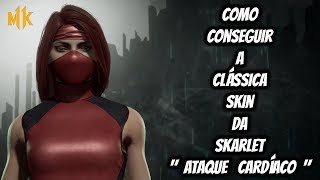 COMO DESBLOQUEAR A SKIN CLÁSSICA DA SKARLET - MORTAL KOMBAT 11