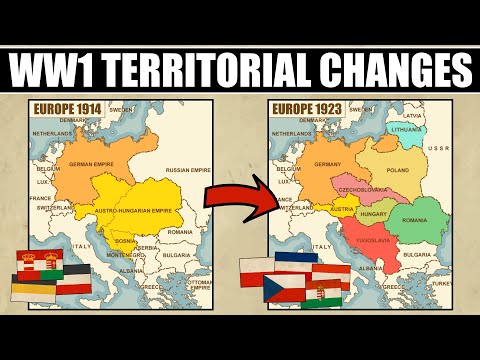 Which countries did not exist after WW1?