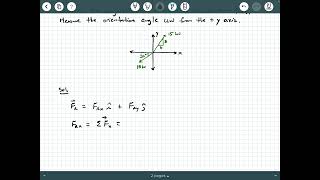 Statics - Video 11: Vector Rectangular Components Example 3