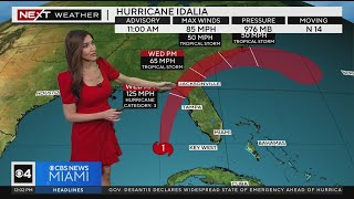 Hurricane Idalia going to deliver a wet, windy Wednesday to South Florida