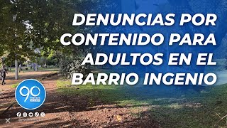 Denuncian grabación de contenido para adultos en parque del Ingenio